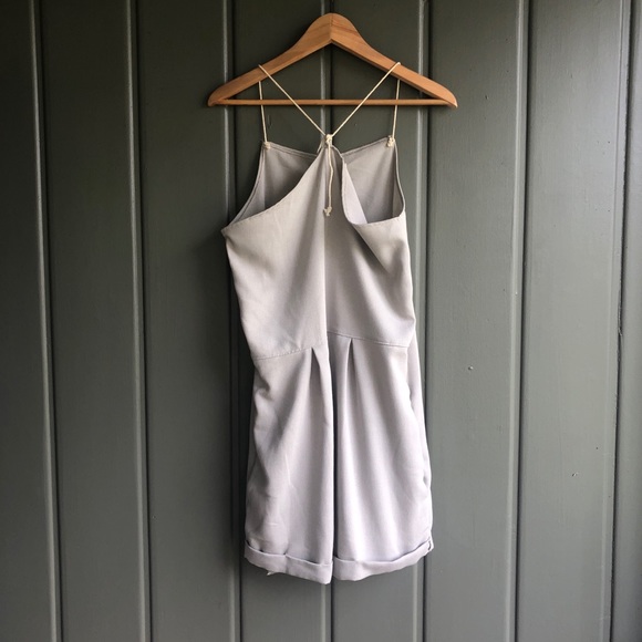 Hackwith Design House Gray Shorts Romper Pockets - Picture 6 of 8